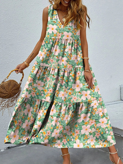 floral-tiered-maxi-tank-dress OhSoStyled at Sophia's Style-4